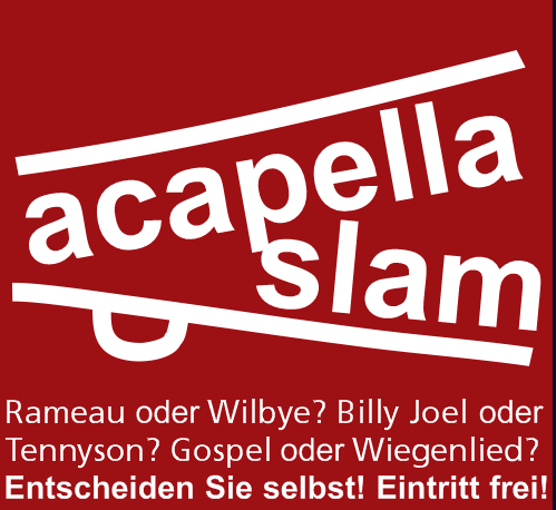 Plakat - acapella slam